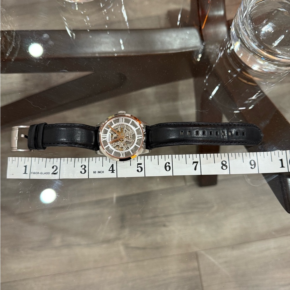 Fossil Men's Skeleton Dial Gents Fossil Townsman … - image 5